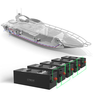 딥 사이클 24V 36V 48V 72V 96V A급 해양 리튬 배터리 팩 IP67 전기 보트 EV RV 요트 해양 트롤링 모터 배터리 - Product Image 2