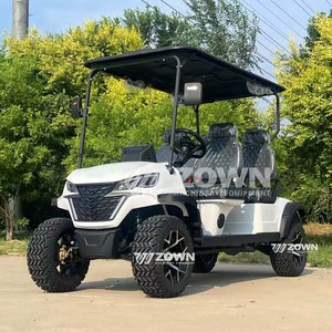 Ofertas de descuento Carrito de golf eléctrico Club Carrito turístico con 4 pasajeros Carro utilitario para recorridos y transporte - Product Image 2