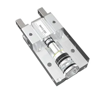 MHZ Series Standard Linear Guide Parallel Style Aluminium Finger Gripper Electric CylinderためFace Mask Machine