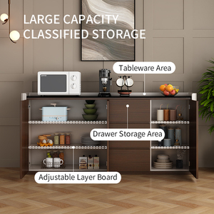 2025 Mới Hiện Đại Sang Trọng Bắc Âu Độc Đáo 160Cm Giao Diện Điều Khiển Bàn Cà Phê Gỗ Tự Chọn Tủ Tủ Tủ Cho Lối - Product Image 5