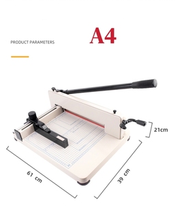Taglierina Manuale per Carta <span class=keywords><strong>A4</strong></span> 858 con Ghigliottina, Spessore 4cm e Calibro Posteriore Regolabile per Uso Domestico, Direttamente dalla Fabbrica - Product Image 6