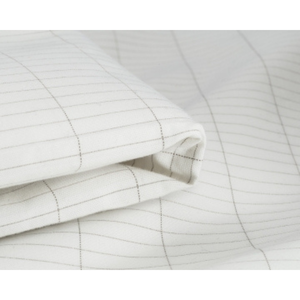 Perlindungan EMF sprei terbumi dengan 2 sarung bantal 400TC konduktif kain katun perak dan jenis lembaran datar kabel pembumian - Product Image 2