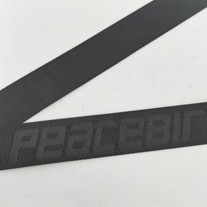 수하물 스트랩 용 사용자 정의 로고 디자인 인쇄 폴리 에스테르 나일론 웨빙 가방 벨트 용 사용자 정의 폭 웨빙 - Product Image 3