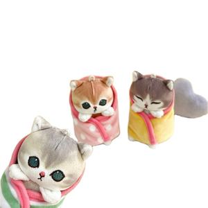 Nouvel arrivage de porte-clés en peluche Kawaii Mofusand chat flanelle poupées de collection inspirées de l'anime jouet de passe-temps avec azo gratuit - Product Image 1