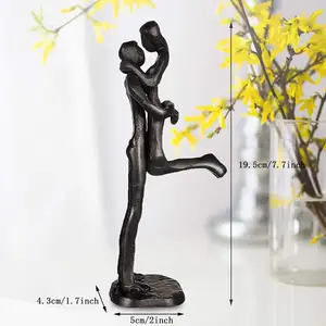 2022 fashion bronze customized little hand sculpture cast iron crafts for home decor and wedding day Valentine's Day