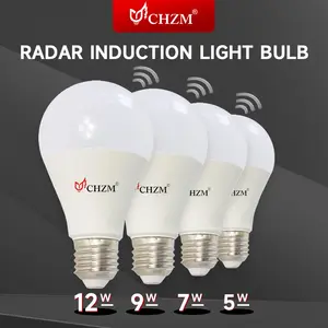 LED Radar Sensor Light Sound And Light Control Energy-saving Sensor Bulb LED Human Body Sensor Bulb Lamp E27 Smart Bulb