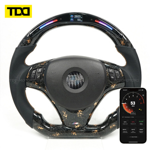 Volante Deportivo TDD Real de Fibra de Carbono con LED, Compatible con BMW E90 - Product Image 1