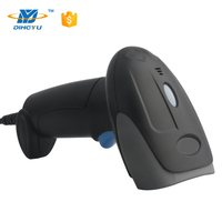 Escáner de código de barras QR de mano portátil de alta calidad 1D 2D USB con cable para almacenes Precio directamente en stock