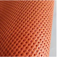 Filet de sécurité en maille polyester anti-poussière enduit de PVC pour échafaudage, directement de l'usine, personnalisable pour la construction