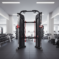 Système d'entraînement multifonctionnel commercial pour salle de sport : Station de musculation à câbles Evolve Dual