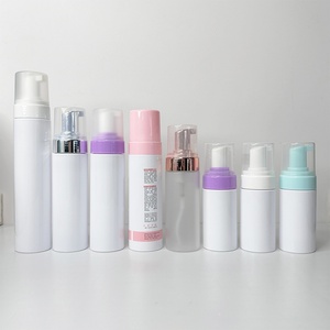 Luxury Matte Black PET Foam <b>Bottle</b> 43mm Plastic Foaming Mousse Pump for Lash Cleansing 100ml 120ml 150ml 200ml Available - Product Image 6