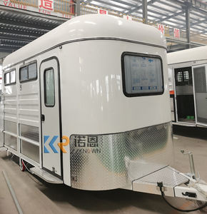 OFERTA ESPECIAL: Remolque de Carga Angular para 2 Caballos con Configuración Estándar, Remolques de Transporte, Carretas para Caballos - Product Image 5