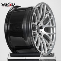 YAGU 359M 5x120 19x9 19x10 19X8.5 19X9.5 Hyper Silver Forged Wheels untuk BMW M1 E46 M3 E90 F30 Z4 M E85 E86 E60 M5 E63 M6