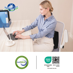 Pu bọt thắt lưng trở lại hỗ trợ gối vải thoáng khí Ghế đệm cho nhà xe ghế ngoài trời giáng sinh giảm đau massage - Product Image 6