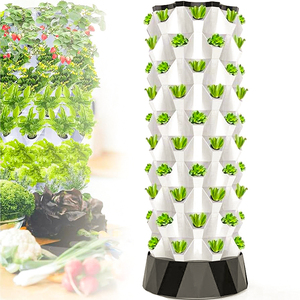 Sistema de Torre de Cultivo Hidropónico <span class=keywords><strong>Vertical</strong></span> de Múltiples Niveles, Diseño Moderno para Jardín Interior, Balcón y Cultivo en Pequeñas Granjas - Product Image 5