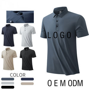 पुरुषों के लिए शर्ट के लिए लक्जरी ठोस बुना गोल्फ के लिए कस्टम ड्रिफिट त्वरित शुष्क खेल - Product Image 3