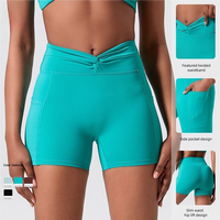 Leggings de fitness respirants personnalisés, haut uni, collants XL, vêtements de sport légers, ensemble de soutien-gorge de yoga, shorts, ensemble de 4 pièces pour femmes