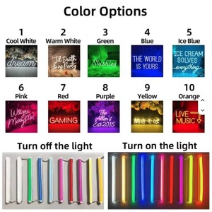 Vente en gros de décorations d'événements personnalisées, lumières LED néon, panneaux acryliques, lumières néon - Product Image 6