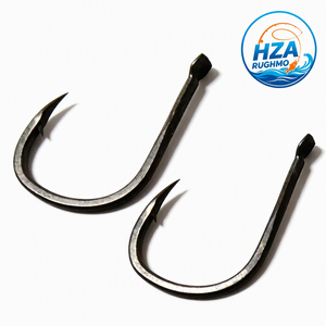Hameçons simples barbelés Iseama haute résistance en acier au carbone, tranchants et pénétrants, pour la pêche à la <span class=keywords><strong>carpe</strong></span> en eau douce et salée - Product Image 1