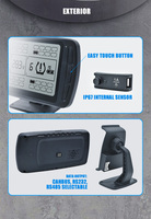 Promata Mata 7S TPMS Internal, 8 Sensor dengan Daya Tahan Baterai 5 Tahun, Sistem 203 PSI untuk Truk Multi Trailer dan Armada Berat