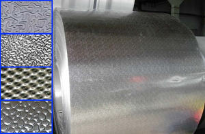 Bobina de Aluminio Antideslizante con Patrón de 5 Barras 3003 H14 de 1000 mm de Ancho para Plataforma Industrial - Product Image 2