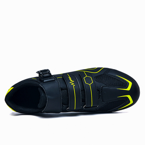 Scarpe da Ciclismo per Strada e Mountain Bike, Calzature Bici Unisex, Sneakers Sportive in Pelle PU con Chiusura a Strappo - Product Image 6