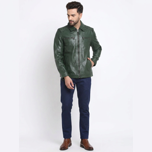 Outdoor Wear Fast Shipping Fashionable <b>Men's</b> <b>Leather</b> <b>Jacket</b> Customized Pure <b>Leather</b> Material Heavyweights <b>jacket</b> for <b>men</b> - Product Image 1