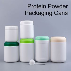 Seau en plastique HDPE de qualité alimentaire sur mesure pour protéines en poudre, vente chaude - Product Image 2