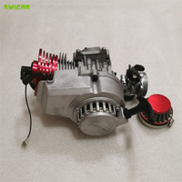Moteur 2 temps 49cc Moteur de moto de course Moteur de moto de poche Quad Dirt Bike ATV 49cc 50cc