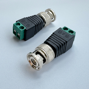 Dễ dàng để sử dụng an ninh giám sát phụ kiện 2 pin màu xanh lá cây thiết bị đầu cuối đồng trục BNC kết nối - Product Image 5