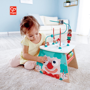 Hape Thiết Kế Mới Hình Học Vững Chắc Xây Dựng Khối Ánh Sáng-Up Xiếc Hoạt Động Cube Hộp Thông Minh Cho Trẻ Em 18M + - Product Image 3