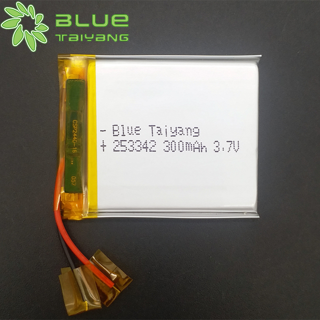 253342 Rechargeable Lithium Polymer Battery 300mah Smallest 3.7v 1.11wh Lipo Bater As Li-ion 3.7v 300mah Mini Batteries