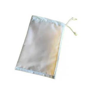 Malha de nylon com filtro de 180 micron, com cordão para xarope