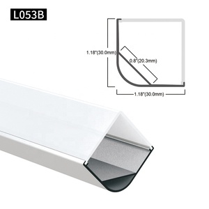 캐비닛 라인 램프 Alu 프로필 채널 압출 <span class=keywords><strong>45</strong></span> 도 벽 각도 LED 스트립 조명 코너 LED 알루미늄 프로파일 - Product Image 5