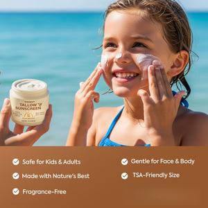 Crème <span class=keywords><strong>solaire</strong></span> hydratante blanchissante au lait de suif de bœuf fouetté, infusée à l'églantier, pour hommes et femmes, réparation des rides, crème <span class=keywords><strong>solaire</strong></span> pour le corps et le visage - Product Image 3