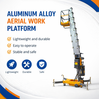 Ascenseur hydraulique simple avec plate-forme en aluminium Lifter portable New Condition Chain Sling Type