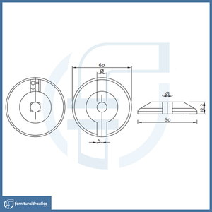 Rosette per Radiatori da 14mm in Plastica - Product Image 2
