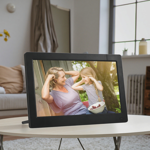 HD 13.3 inch Thông Minh Điện tử nhựa khung ảnh IPS cho <span class=keywords><strong>HDMI</strong></span> hiển thị Album ảnh kỹ thuật số Phát lại đồng hồ hỗ trợ MP4 AVI MP3 - Product Image 2