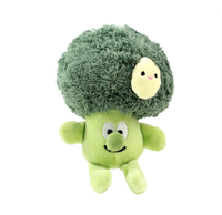 Super doux 10cm brocoli chou-fleur champignon peluche porte-clés jouet mignon oreiller accessoire