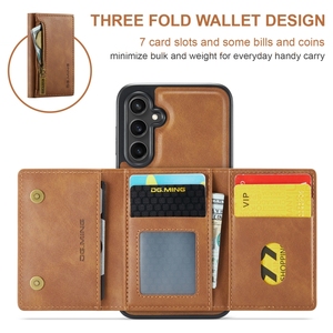 Pour <span class=keywords><strong>Samsung</strong></span> <span class=keywords><strong>Galaxy</strong></span> S21 S22 S23 Série <span class=keywords><strong>Zip</strong></span> RFID Portefeuille Carte Magnétique Mobile Téléphone Cas Détachable En Cuir Téléphone Cas - Product Image 4