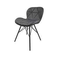 Agent de dropshipping, meubles pour la maison, chaise de salle à manger en cuir personnalisée pour salon et restaurant, chaise de salle à manger en tissu, chaise de salle à manger à pieds en métal