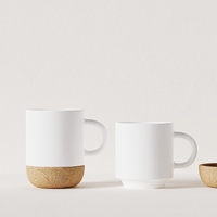 Tasses à café et à thé en céramique modernes et personnalisées C&H, style nordique, émaillées de couleurs