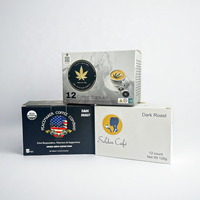 Boîte d'emballage de capsules de café Nespresso à dosette K-cup en carton papier avec logo personnalisé pour dosettes de café
