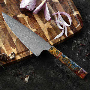 <span class=keywords><strong>Cuchillo</strong></span> de matanza de acero de Damasco de 8 pulgadas, <span class=keywords><strong>cuchillo</strong></span> de Chef <span class=keywords><strong>grande</strong></span>, cocina afilada, rebanar, picar <span class=keywords><strong>carne</strong></span>, filetes <span class=keywords><strong>para</strong></span> <span class=keywords><strong>cortar</strong></span>, utilidad Full Tang - Product Image 3
