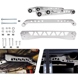 Honda Civic 96-00 EK อะลูมิเนียมอัลลอยรองรับแท่งกันโคลงแขนสวิงบาร์ผสม LCA006เงิน - Product Image 5