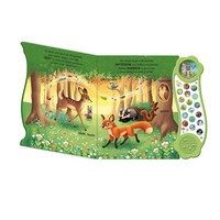 Livre sonore interactif sur la nature et les animaux, livre audio à presser et à lire pour les tout-petits, sons de la faune, apprentissage précoce