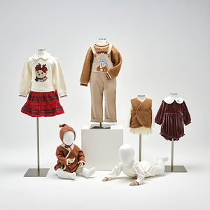 MIU2 - <span class=keywords><strong>C</strong></span> Venta al por mayor Maniquí para la venta Bebé 6 Meses Niños Ropa Exhibición Vestido de cuerpo completo Tela de espuma Niño Maniquí - Product Image 6