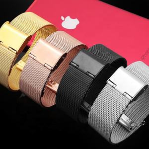 Correa de Reloj de Acero Inoxidable Sólido Transpirable Personalizada, de Liberación Rápida, Intercambiable, Resistente al Agua, 16/18/20/22/24 mm - Product Image 3