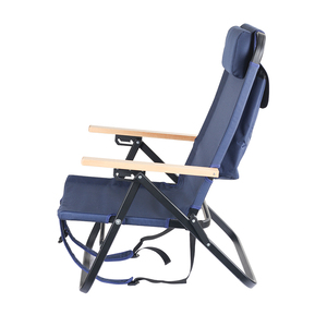 Chaise de camping portable personnalisée pour l'extérieur, avec accoudoirs, pliable et réglable, idéale pour pique-nique et plage - Product Image 2