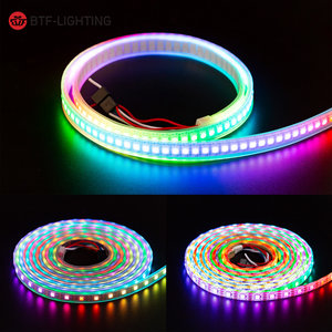 Tira de LED <span class=keywords><strong>BTF</strong></span> <span class=keywords><strong>LIGHTING</strong></span> WS2813 5V IP65 Impermeable con Doble Señal de Respaldo, Tira de Luces LED RGB Pixel direccionables Individualmente - Product Image 1